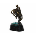 Remington Outlaw Antique Brass Figurine - 4" W x 6.5" H